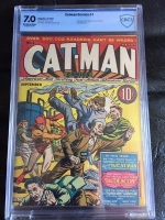 Catman Comics #4 CBCS 7.0 ow/w