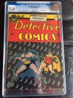 Detective Comics #87 CGC 5.0 w