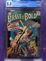 Brave and the Bold #20 CGC 5.5 ow/w