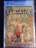 Fantastic Comics #15 CBCS 1.8 ow