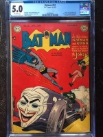 Batman #52 CGC 5.0 ow