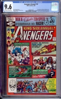 Avengers Annual #10 CGC 9.6 ow/w