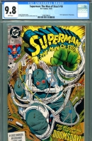 Superman: The Man of Steel #18 CGC 9.8 w