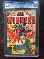 All Winners Comics #21 CGC 6.0 ow