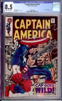 Captain America #106 CGC 8.5 ow/w