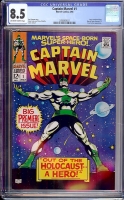 Captain Marvel #1 CGC 8.5 ow/w