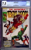 Iron Man #15 CGC 7.5 ow/w