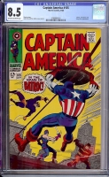 Captain America #105 CGC 8.5 ow/w