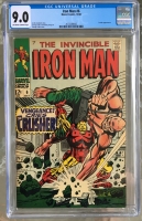 Iron Man #6 CGC 9.0 ow/w