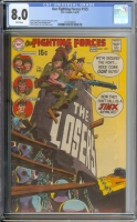 Our Fighting Forces #125 CGC 8.0 w