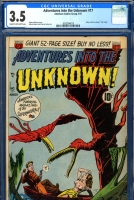 Adventures into the Unknown #17 CGC 3.5 cr/ow