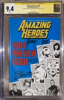 Amazing Heroes #39 CGC 9.4 w CGC Signature SERIES