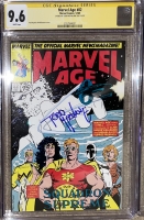 Marvel Age #82 CGC 9.6 w CGC Signature SERIES
