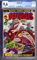 Defenders #7 CGC 9.6 w