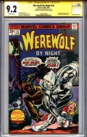 Werewolf By Night #32 CGC 9.2 ow/w From The Collection Of Doug Moench