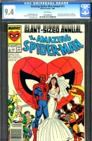 Amazing Spider-Man Annual #21 CGC 9.4 w