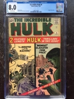 Incredible Hulk #4 CGC 8.0 ow