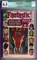 Fantastic Four #54 CGC 6.5 ow/w