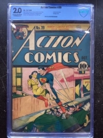 Action Comics #29 CGC 2.0 cr/ow