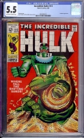 Incredible Hulk #113 CGC 5.5 ow/w