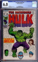 Incredible Hulk #116 CGC 6.0 ow/w