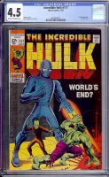 Incredible Hulk #117 CGC 4.5 ow/w