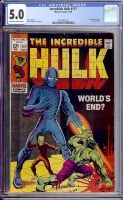 Incredible Hulk #117 CGC 5.0 ow/w