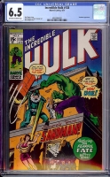 Incredible Hulk #138 CGC 6.5 ow/w