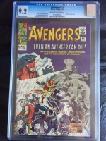 Avengers #14 CGC 9.2 ow/w