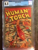 Human Torch #14 CGC 8.5 cr/ow