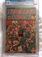 Thrilling Comics #45 CGC 7.5 cr/ow