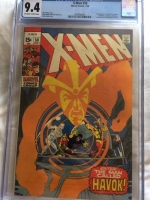 X-Men #58 CGC 9.4 ow/w