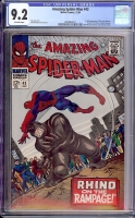 Amazing Spider-Man #43 CGC 9.2 ow
