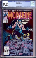 Wolverine #1 CGC 9.2 w