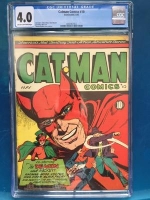 Catman Comics #10 CGC 4.0 cr/ow