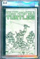 Teenage Mutant Ninja Turtles #4 CGC 8.0 ow/w