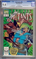New Mutants #93 CGC 9.4 w