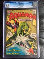 Aquaman #9 CGC 9.4 cr/ow Savannah