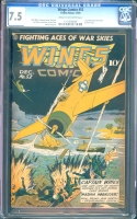 Wings Comics #52 CGC 7.5 cr/ow