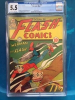 Flash Comics #58 CGC 5.5 ow/w