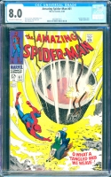 Amazing Spider-Man #61 CGC 8.0 ow/w