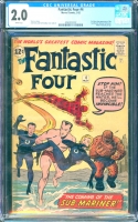 Fantastic Four #4 CGC 2.0 w