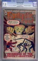 Fantastic Four #8 CGC 7.5 ow/w