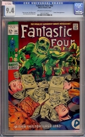 Fantastic Four #85 CGC 9.4 ow/w