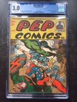 PEP Comics #31 CGC 3.0 ow