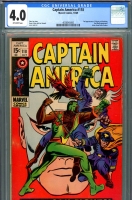 Captain America #118 CGC 0.0 ow