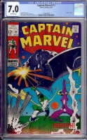 Captain Marvel #11 CGC 7.0 ow