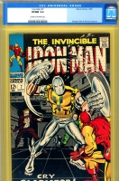 Iron Man #7 CGC 9.0 cr/ow