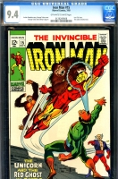 Iron Man #15 CGC 9.4 ow/w