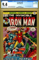 Iron Man #58 CGC 9.4 ow/w
